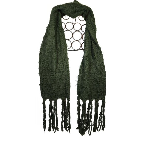 Raffaello Bettini Made In Italy Knit Green Scarf & Multicolor Infinity Scarf - Picture 2 of 9